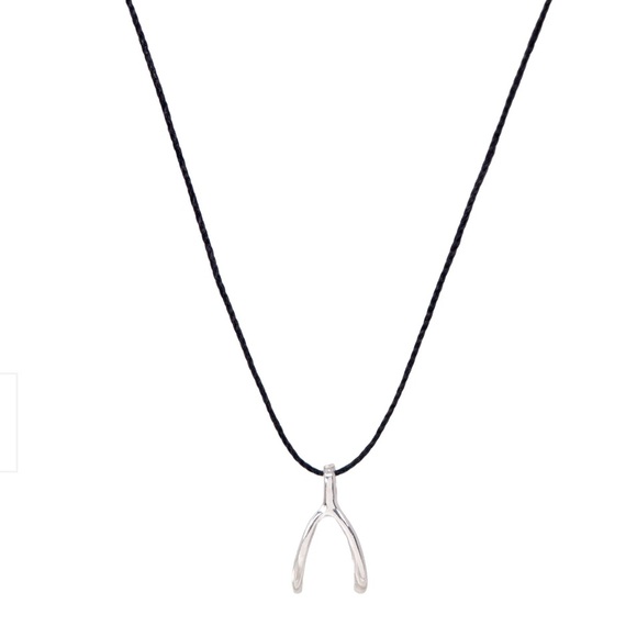 Dogeared Wish Necklace Sterling Silver 14K Gold Plated Closure - Picture 1 of 5